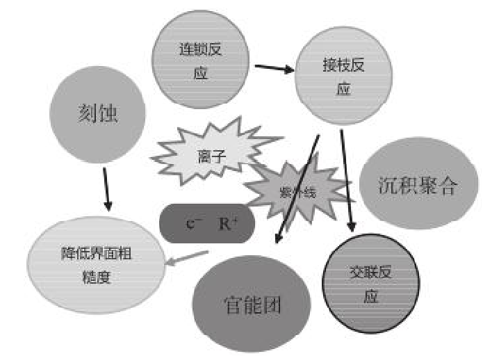 等離子體活性粒子與界面相互作用模型